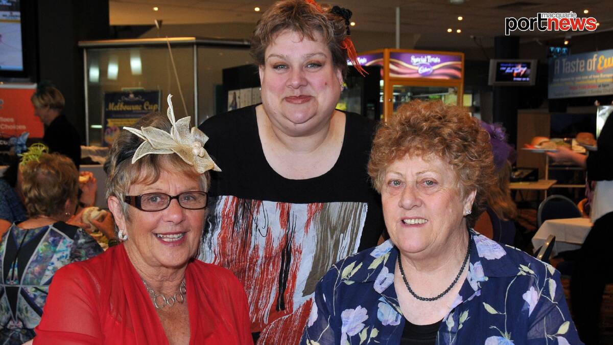 June Jenkins, Melena Hegy & Pam Northern at Port City Bowling Club