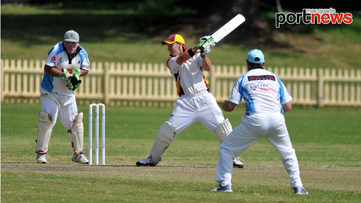 Cricket grand final action from the weekend. Photo Peter Gleeson.