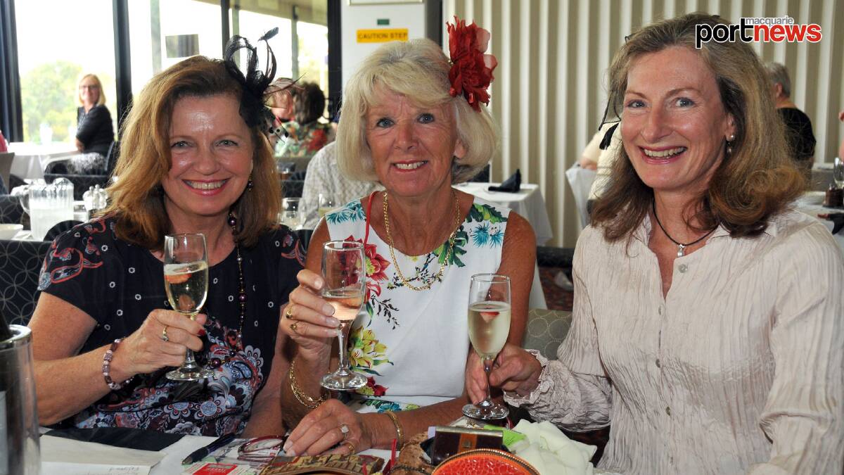 Sally Cruickshank, Ruth Dickinson & Colleen Hazel at Port Macquarie Golf Club