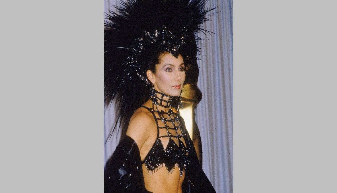 Cher looked like she came straight from a dress rehearsal for a KISS video clip in this outfit that she wore to the Oscars in 1986. Photo: GETTY IMAGES