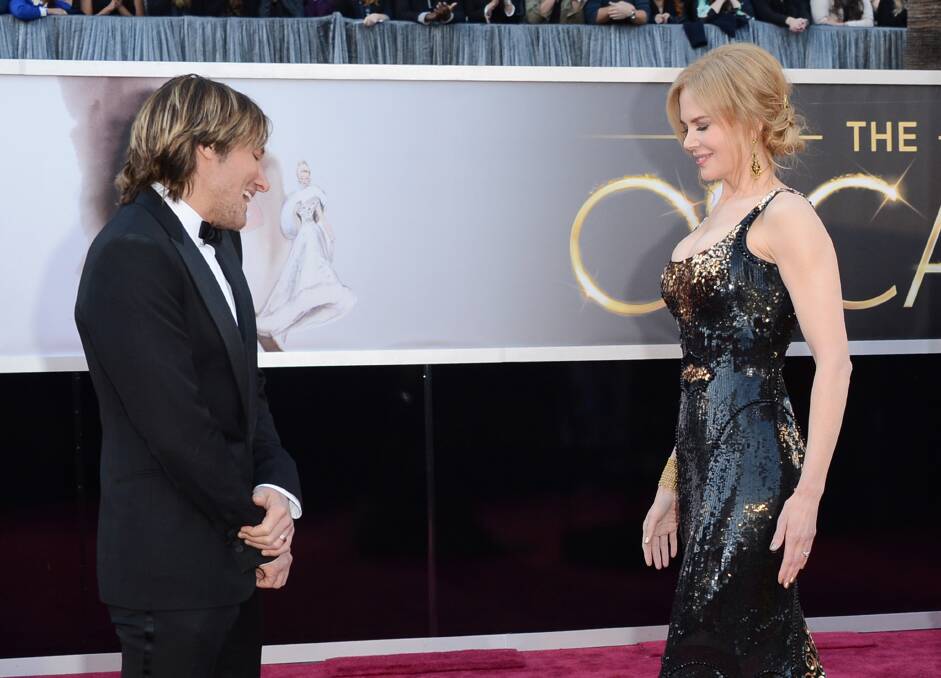 Singer Keith Urban and Nicole Kidman. Photo: Getty Images