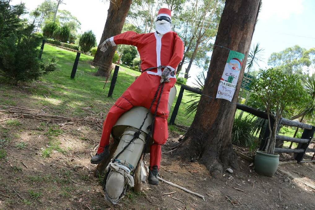 Festive fever at Mondrook Lane, off Tinonee Road (between Wingham and Tinonee) in the Manning Valley. Photo:The Manning River Times. 