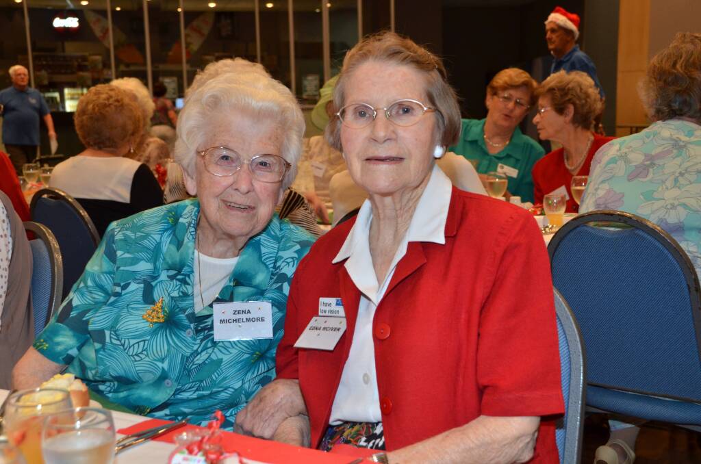 Zena Michelmore and Edna McIver. Photo:Port News.