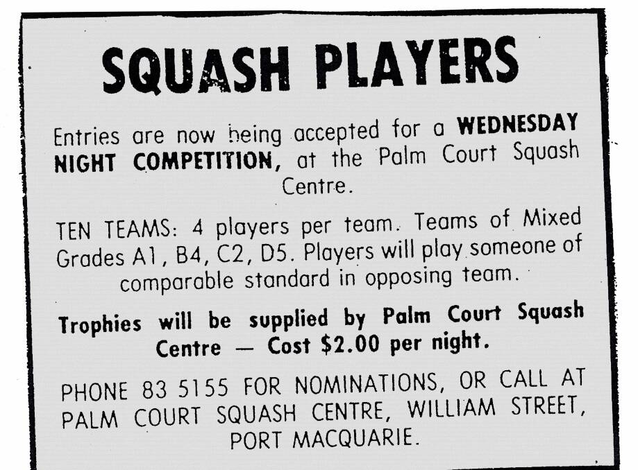 Original classified ad from the Port Macquarie News paper in 1981. Picture file