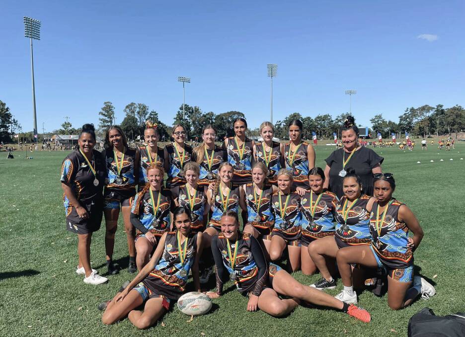 The Australian Indigenous Women's 22s Oztag team have won silver in the International Tag Series. Photo: supplied
