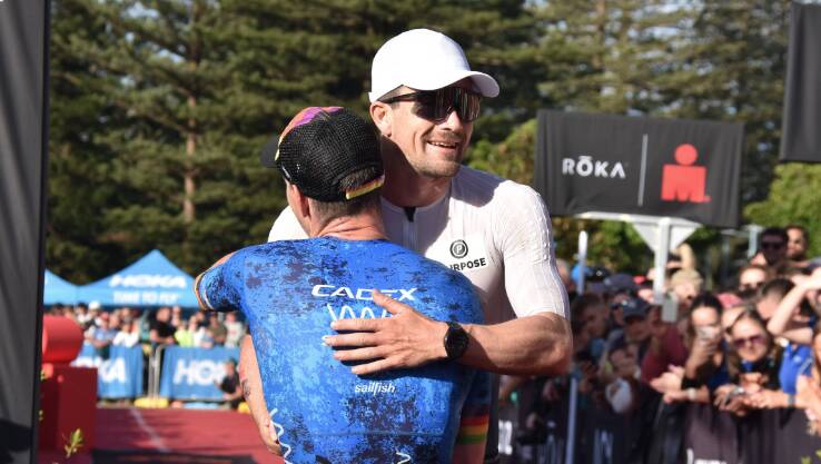 Mike Phillips came second in Ironman Australia. Picture by Ruby Pascoe
