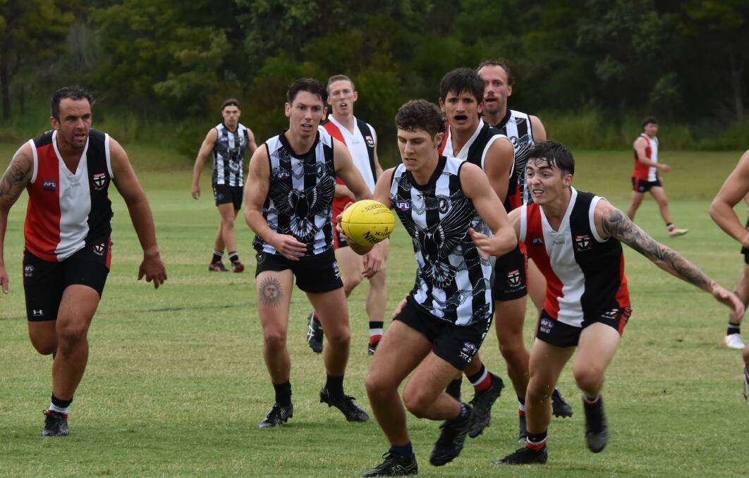 Port Macquarie Magpies defeat Sawtell/Toormina. Pictures by Mardi Borg