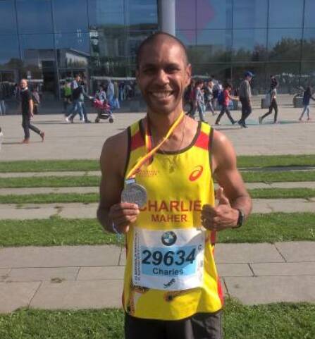 Charlie Maher completed his fifth major marathon in Berlin. Picture: file