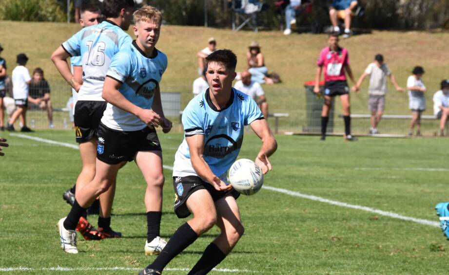 The Port Macquarie Sharks defeated Port City Breakers in the 2023 Group 3 Rugby League under-18's grand final. Picture by Mardi Borg 