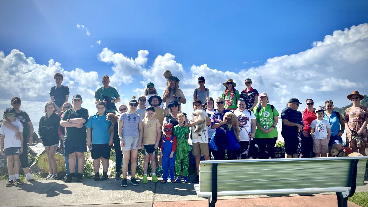 Aspect Hunter School Port Macquarie satellite classes Walk for autism in celebration of World Autism Understanding Day. 