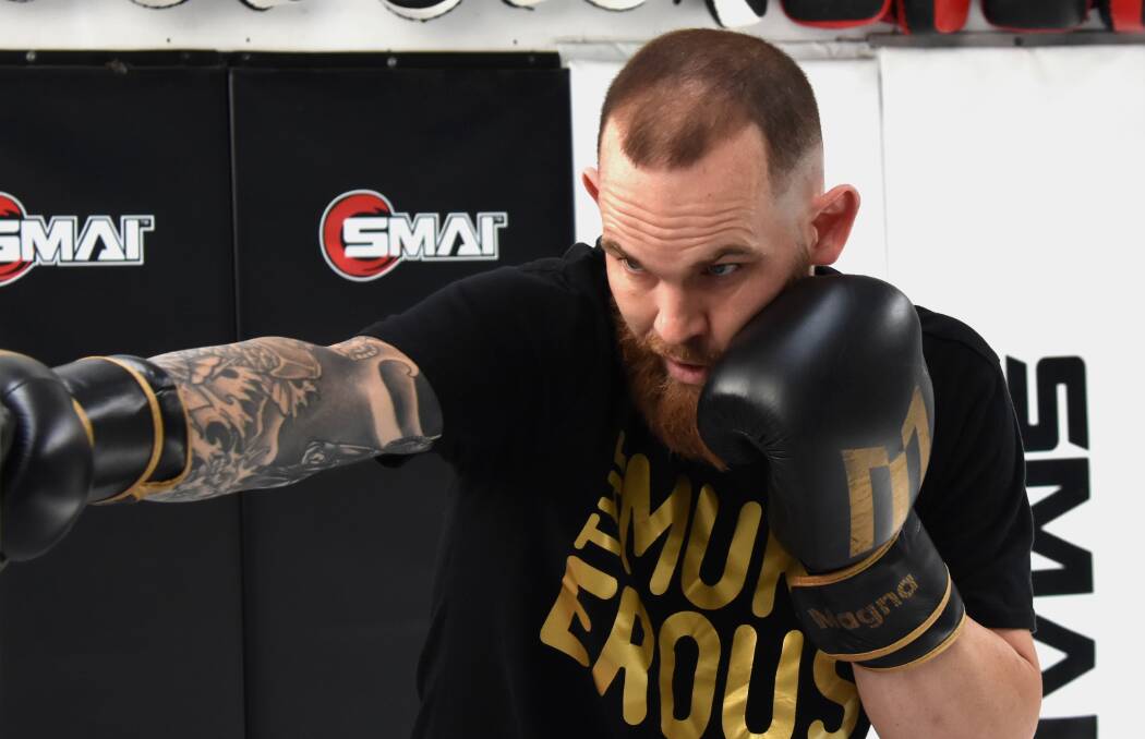 Port Macquarie's Matt Bruce is set to fight for an Australian kickboxing title. Picture by Mardi Borg