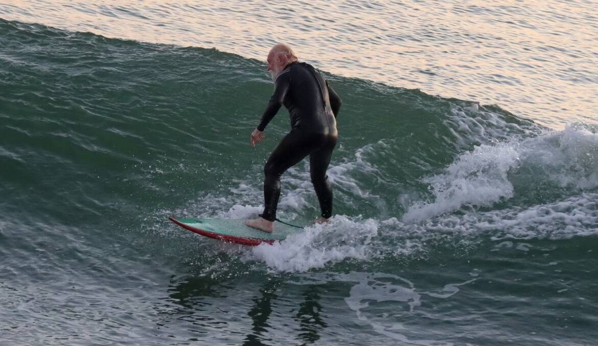 Local legend Kenny Little's been surfing for almost 60 years, so who better to write a weekly surf report for Port News readers. Picture of Kenny at Town Beach by Andrew Lister