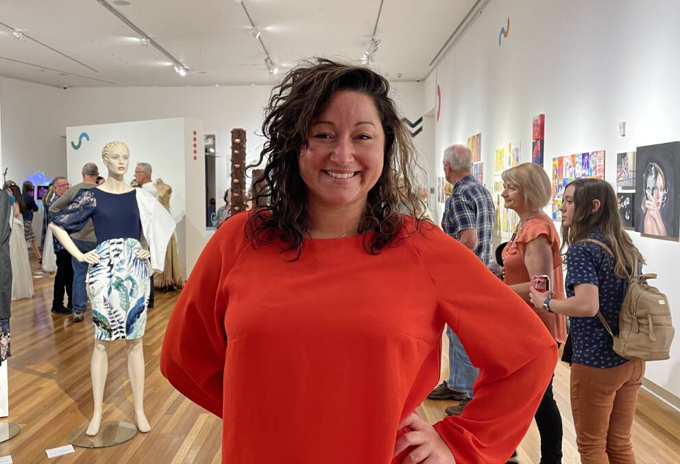 Glasshouse gallery curator Bridget Purtill at the opening of the Regional Creative Showcase. Picture by Sue Stephenson