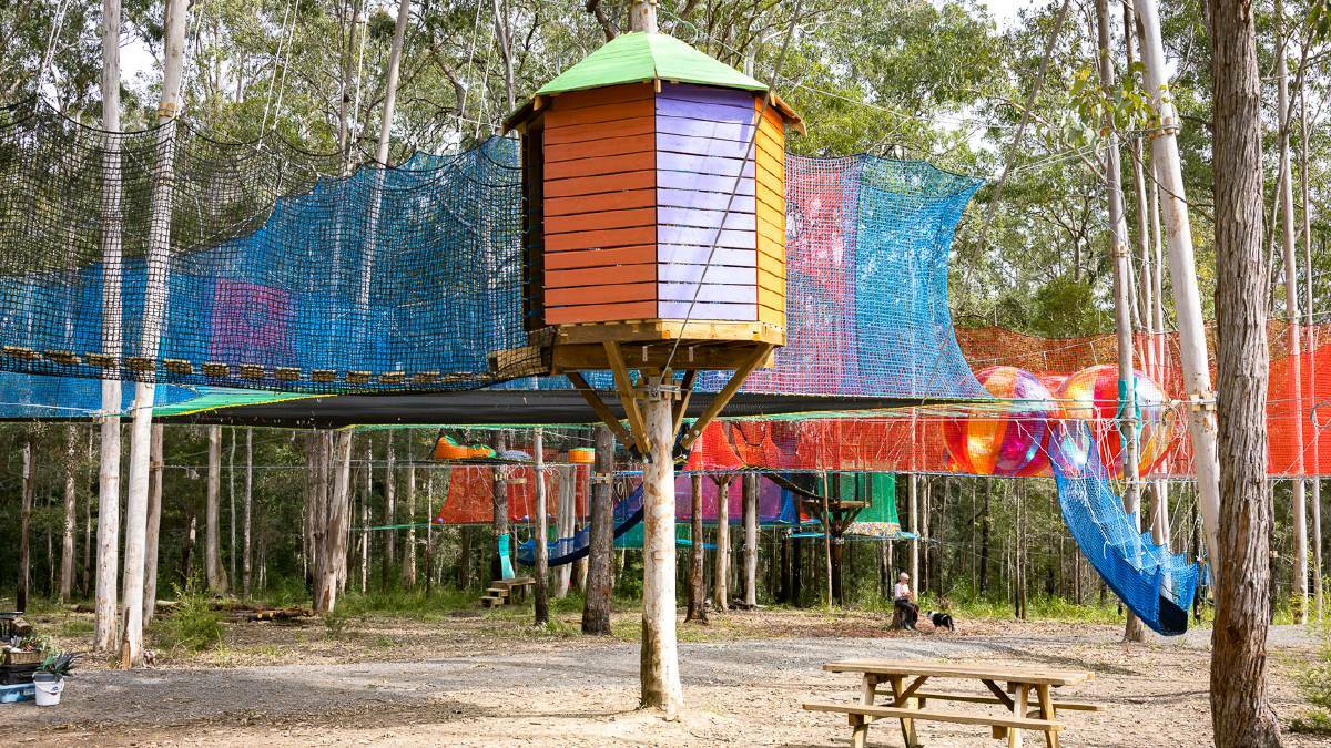 Wildnets Adventure Park is in Guulabaa (Place of Koala) in Cowarra State Forest 