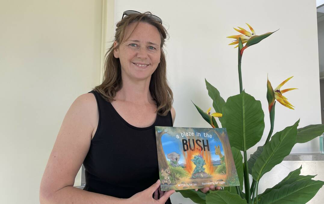 Port Macquarie's Kathleen Luyckx launches an educational children's book about bush fires as the season ramps up. Picture by Emily Walker