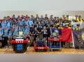 St Columba Anglican School and Hastings Secondary College teamed up with a Chinese School at the FIRST Robotics Competition (FRC) Southern Cross Regional Championships. Picture supplied