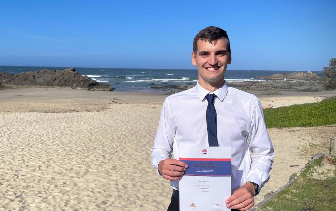 St Columba Anglican School student Jed Kirkman made the 2023 HSC First in Course list coming equal first place in Mathematics Standard 2. Picture by Emily Walker