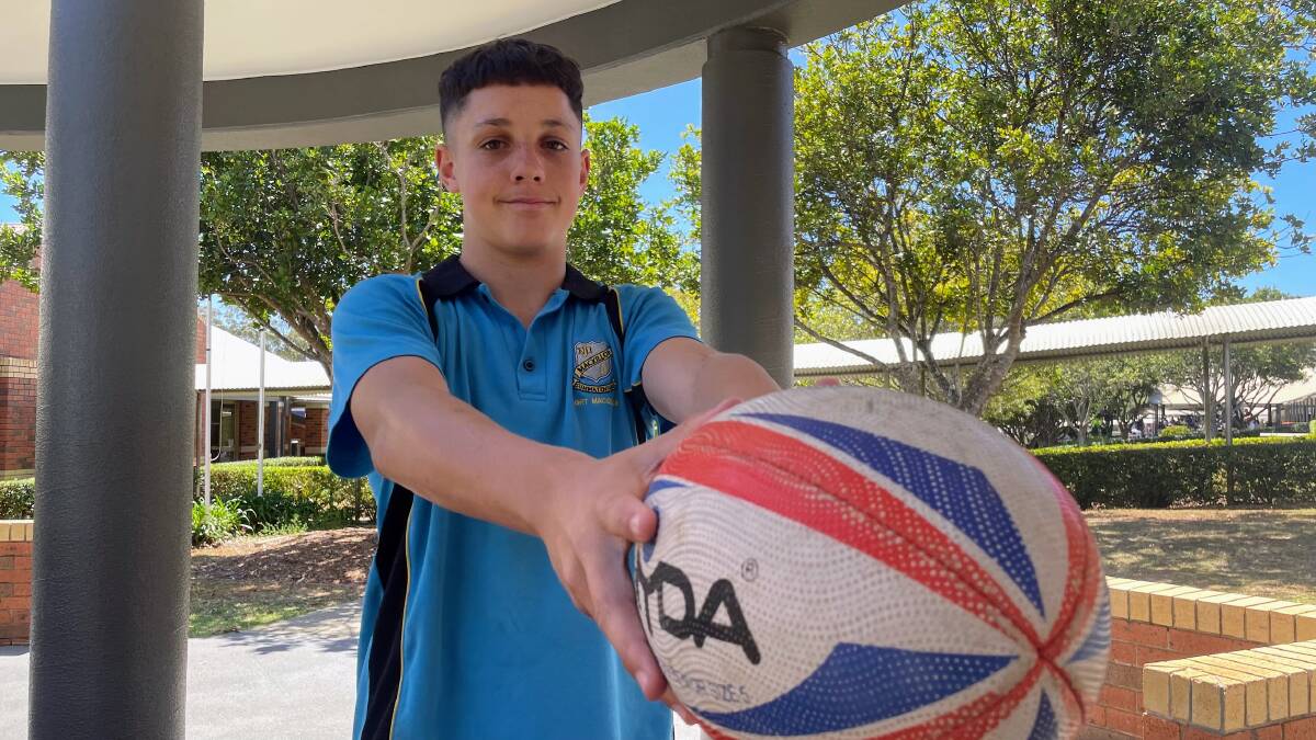 Port Macquarie's Sam Young will be travelling to Sydney later this year to compete in the Pacifica Youth Rugby Union Tournament. Picture by Emily Walker
