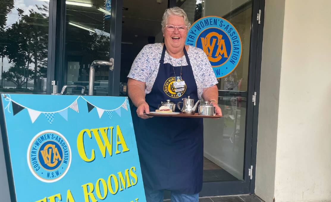 Port Macquarie CWA branch Vice President Jill Adams said she was happy to see the tea rooms open again. Picture by Emily Walker