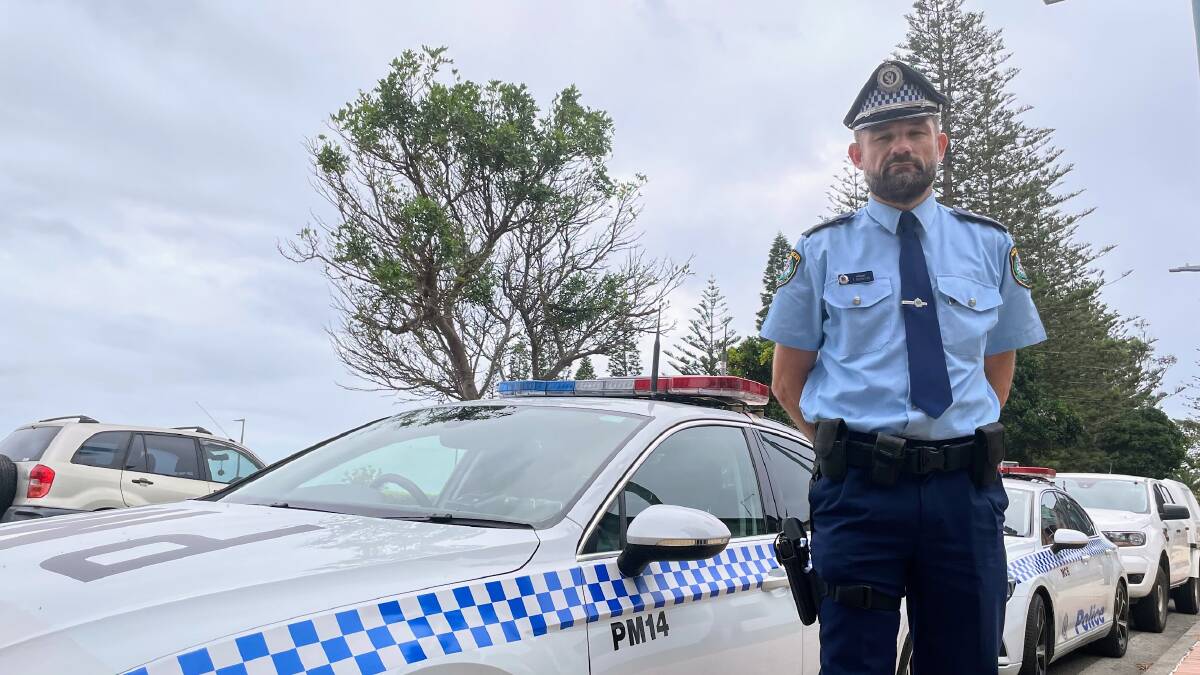 Coffs Mid Coast Traffic Manager of Highway Patrol Acting Inspector Tswi Schutte will be ready for the NSW police's Operation Christmas/New Year 2023. Picture by Emily Walker