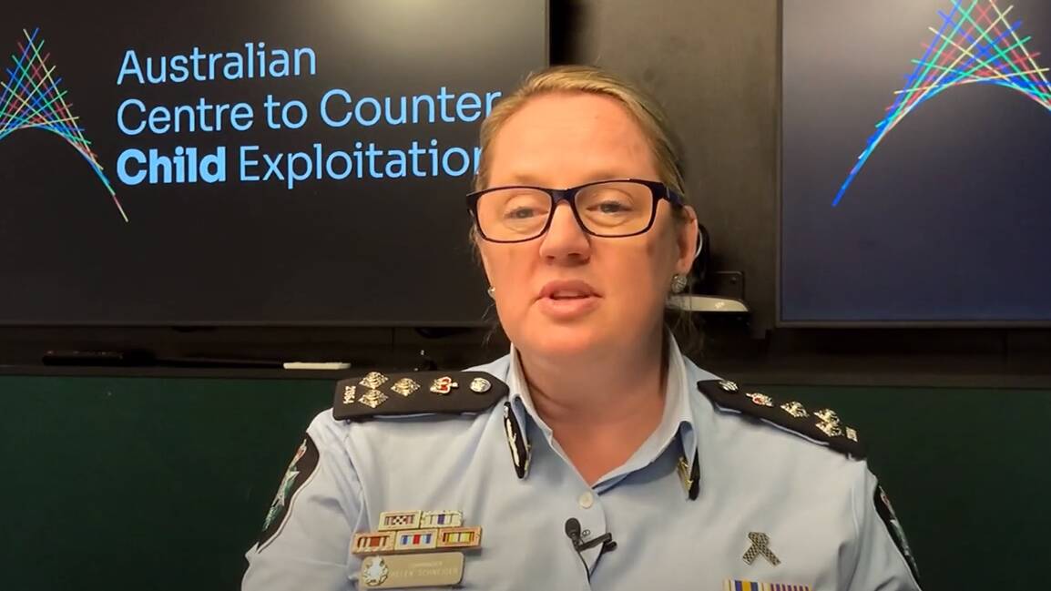 AFP commander Helen Schneider. Picture via Australian Centre to Counter Child Exploitation (ACCCE)