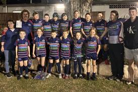 Wauchope Thunder Junior Rugby Club fielded an under-10 side this season and is looking to expand for 2024. Picture By WTJRC/Facebook