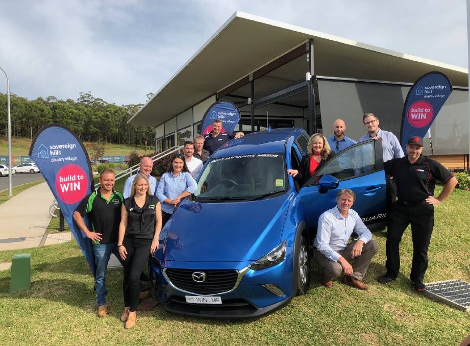 Winning: One lucky new home client will be the winner of the all-new Mazda CX3 Maxx. For more information about the village visit www.sovereignhills.com.au.
