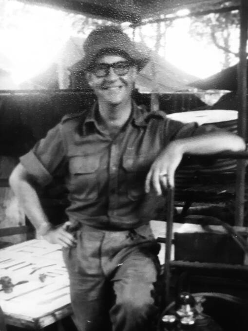 Veteran: Mr Bestwick served 12 months active duty in Vietnam with the One Field Regiment.
