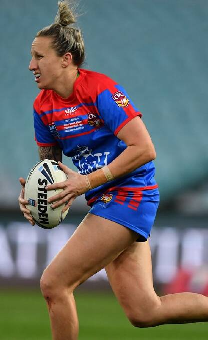 Holli Wheeler was named player of the match in last season's Harvey Norman Women's Rugby League grand final.