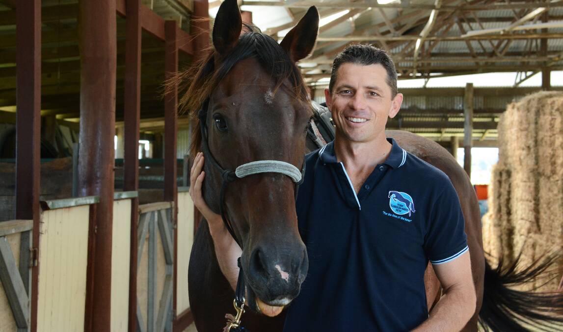 It's a new life for former NRL referees' boss Bernie Sutton, working at Racing NSW's property at Oxley Island.