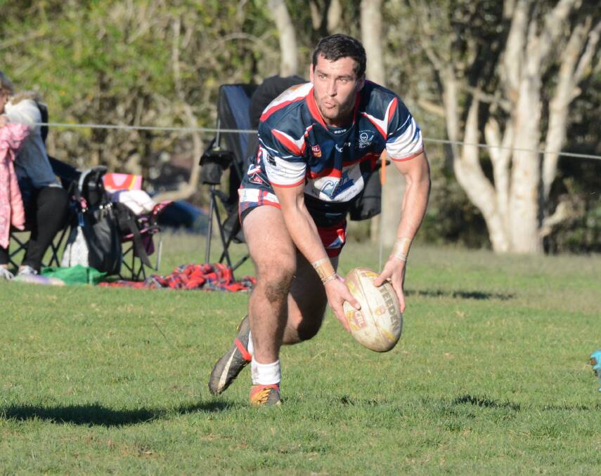Hooker Dylan Towers was a try scorer for Old Bar in the elimination semi-final against Port Macquarie, won 42-16 by the Sharks.