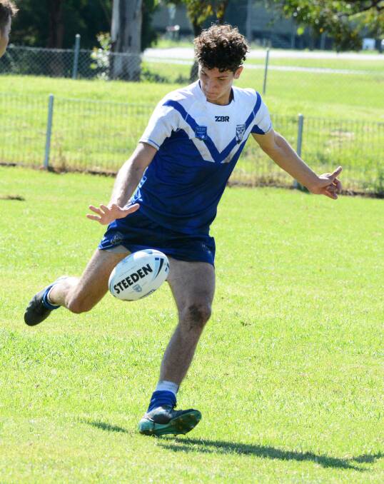 Nav Willett from Taree playing against Illawarra South Coast in the Andrew Johns Cup game at Taree on Saturday March 13.