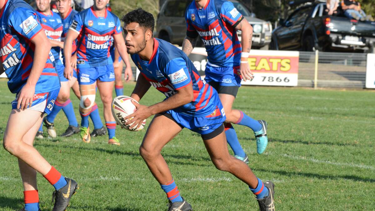 Halfback Tristan Scott showed touches of class for Wauchope in the clash with Wingham.
