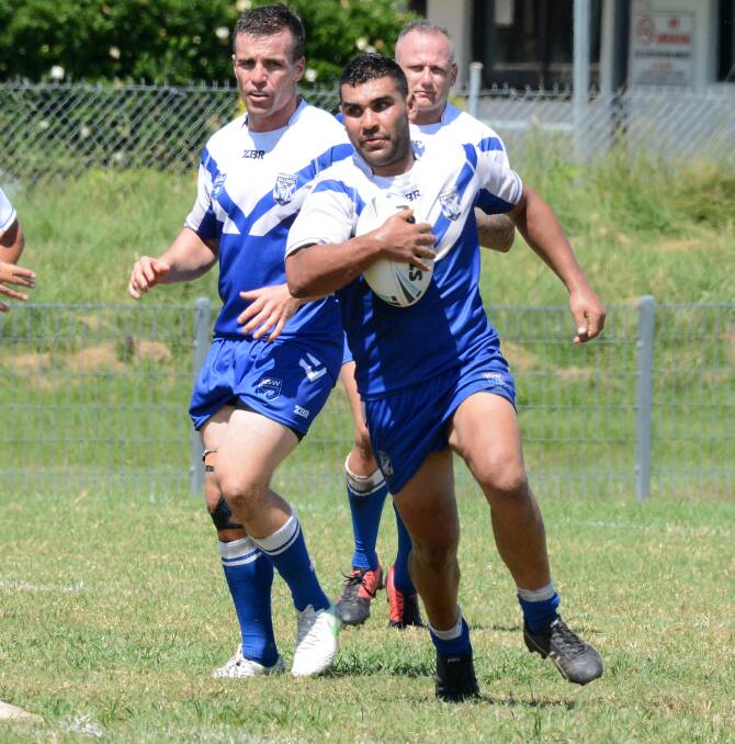 Richie Roberts, pictured here playing for North Coast earlier this season, scored two tries as Port City demolished Taree Cithy 46-6 in the Group 3 Rugby League game at the Jack Neal Oval.