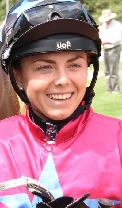 Apprentice Mikayla Weir had a win on Komachi Force for Gladstone trainer Jessica McCusker at Taree this week.