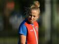 Newcastle Jets A-League Women defender Hannah Brewer will be available for Mid Coast's game on April 10 against Adamstown. Photo Newcastle Herald.