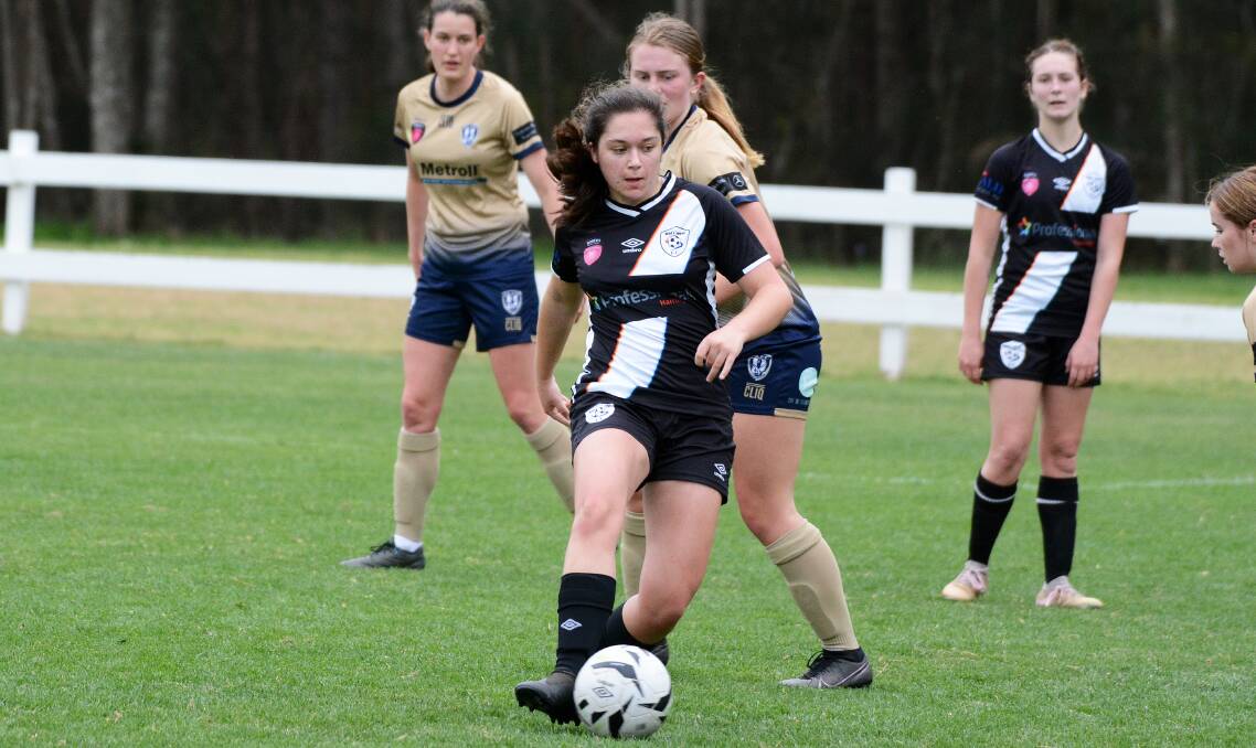 Midfielder Evie Bobilak will play an important role for Mid Coast Football in this season's Herald Women's Premier League.
