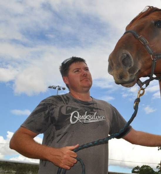 Wauchoe trainer Colt Prosser has a strong chance at Taree on Monday with eight-year-old gelding More Patasi.