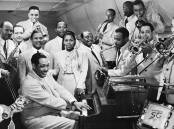 The Duke Ellington Orchestra performs "Take the A Train" with singer Bette Roche in the film Reveille with Beverly, released January 1943. Picture: Getty Images