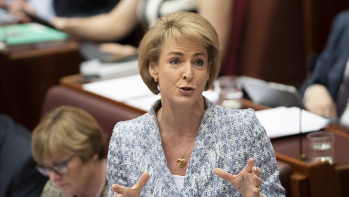 Michaelia Cash, for whom Brittany Higgins worked until her resignation from the former federal government in January 2021. Picture by Sitthixay Ditthavong