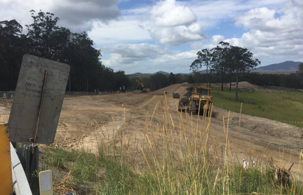 Well ahead: Work is continuing on the major upgrade works on Spencers Cutting.