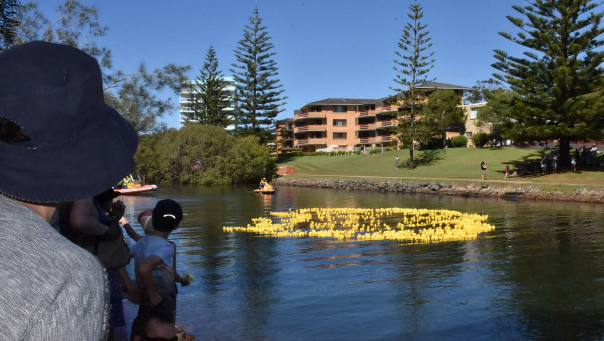 It's cancelled: The 2020 Port Macquarie Lions Club duck race has been cancelled but tickets will still be honoured with a planned raffle to take place.