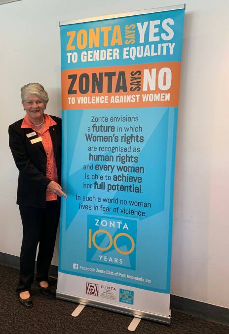 Empowering women: Port Macquarie's Margaret Batemanis on the Zonta International Board and will speak at the birthplace of the organisation - Boston - as part of its centenary celebrations.
