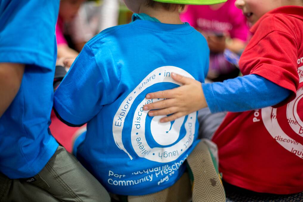 Worth more: Port Macquarie Community Preschool children at play. Early childhood educators will join a national strike on March 27. Photo: supplied