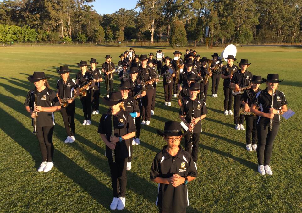 New beat: The St Agnes Parish Secondary School marching band has a decided US-influence. 