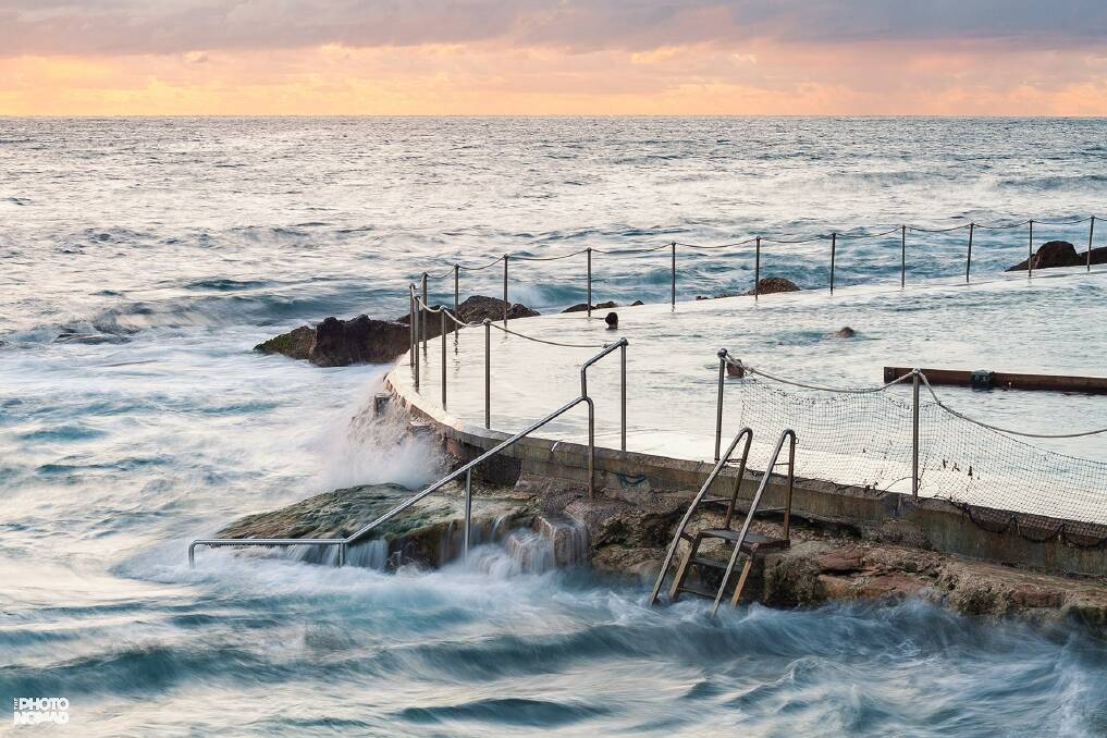 This is what we want: The push for a tidal pool at Port Macquarie, similar to this one at Bronte, is back up and running. Photo: Dane Tozer
