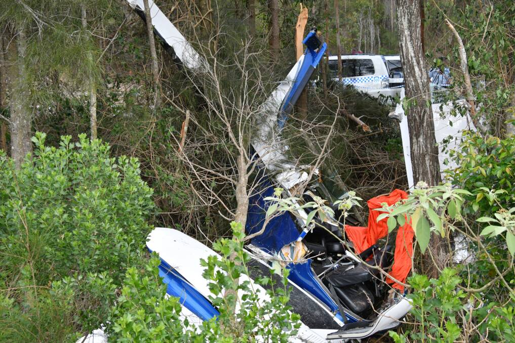 Fatal crash: Grant Burley and his fiance Suzanne Rohleder were killed when their Cessna 310 crashed near Johns River in October 2017.