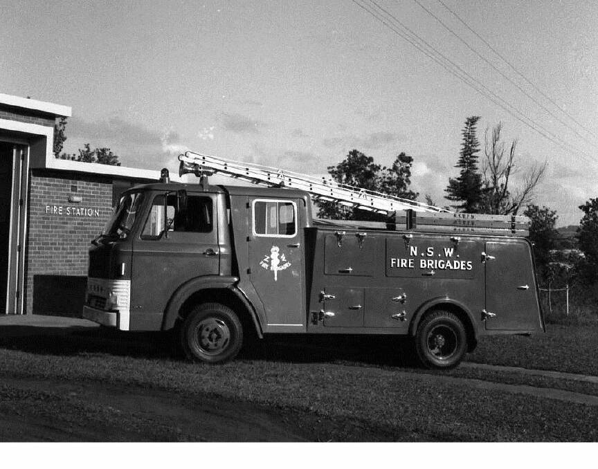 Back in the day: One of the Port Macquarie Fire Brigade's original pumpers.