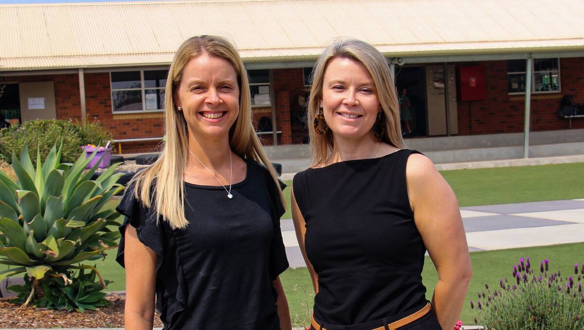 Google-ready: Google certified educators Michelle Lawler and Natalie Stewart from St Peter's Primary School.