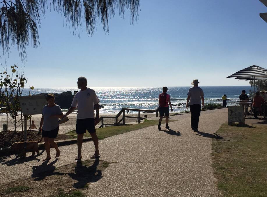 Calm before the storm: The Bureau of Meteorology is forecasting dangerous surf conditions for the Port Macquarie coastline for August 22 and 23.